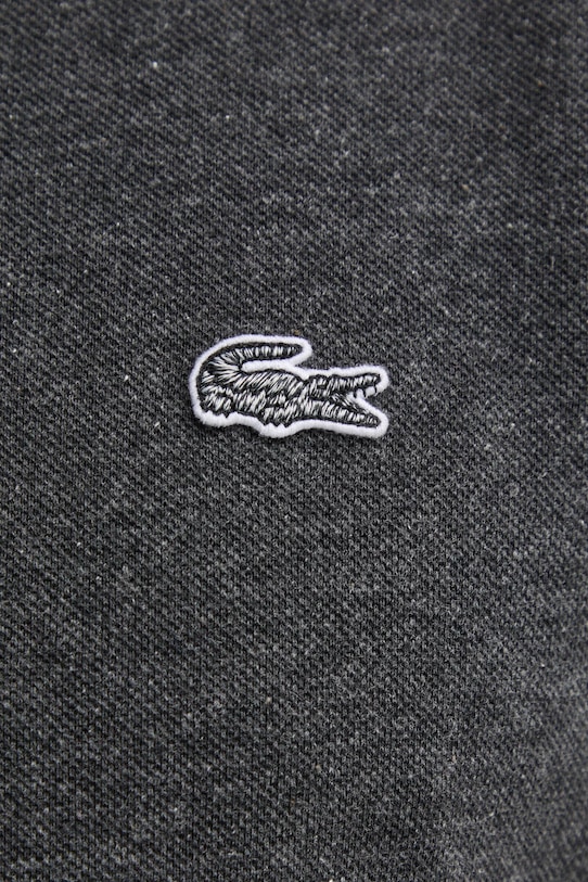 Lacoste polo bawełniane PH3518 szary