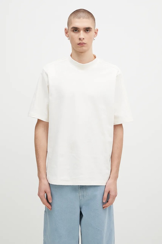 adidas Originals t-shirt in cotone Rolling Links M Polo rilassato beige IW6658