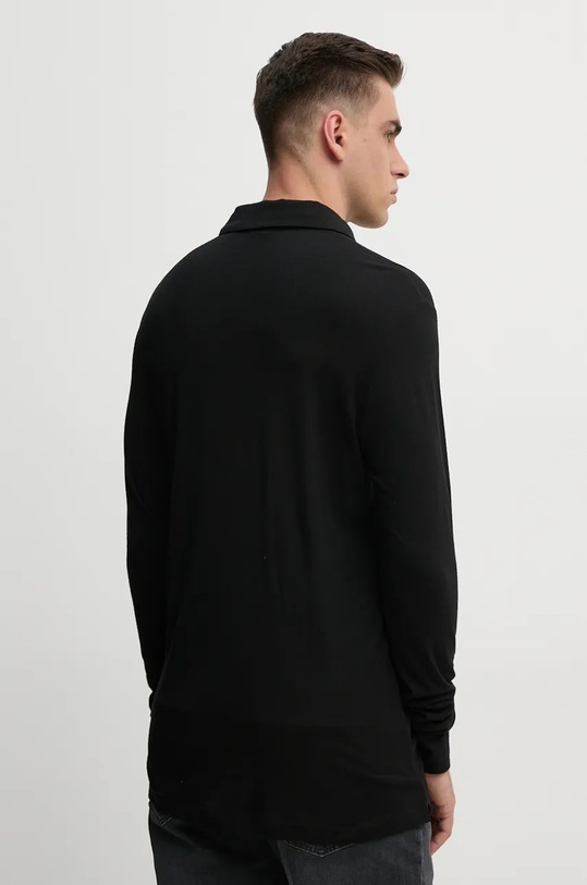 Odzież BOSS longsleeve z domieszką wełny 50524320 czarny