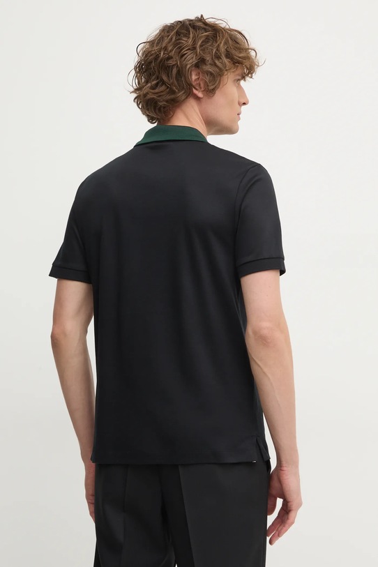 Oblečení Bavlněné polo tričko BOSS 50521127 černá