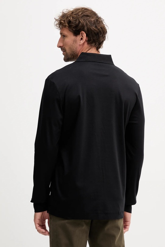 Odzież BOSS longsleeve bawełniany 50523917 czarny