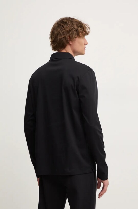 Odzież BOSS longsleeve bawełniany 50523917 czarny