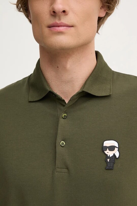 Karl Lagerfeld tricou polo 544221.745022 verde