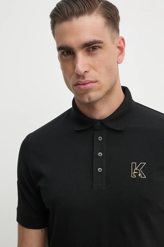 Polo tričko Karl Lagerfeld černá 544221.745024