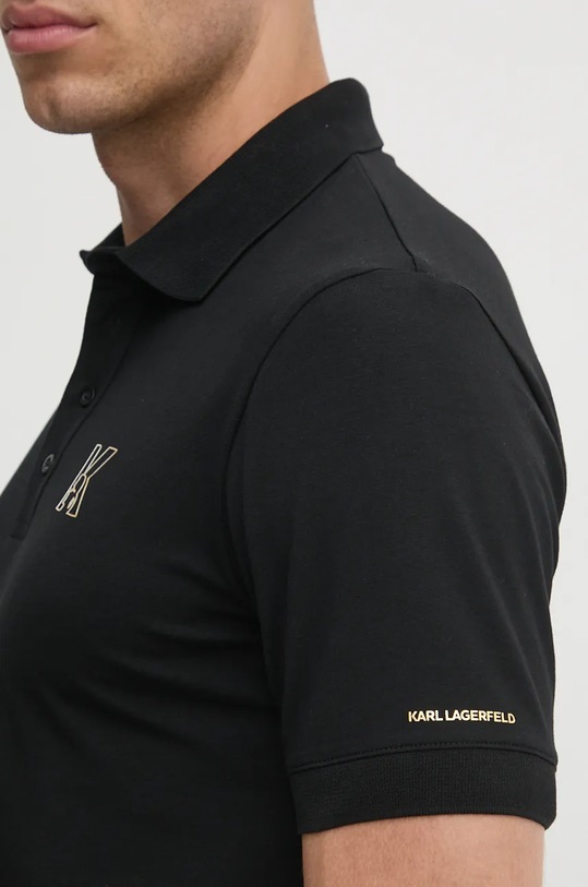 Polo tričko Karl Lagerfeld 544221.745024 černá