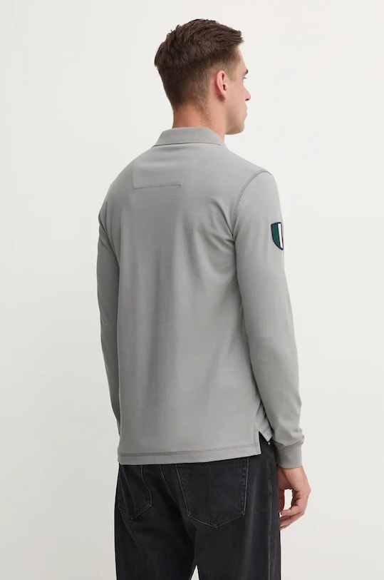 Tričko s dlouhým rukávem Aeronautica Militare PO1835P192 šedá AW24