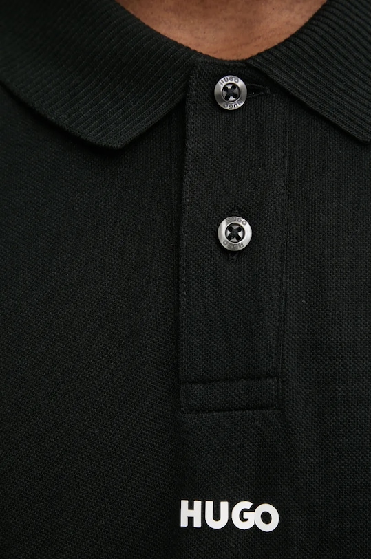 HUGO longsleeve din bumbac 50528358 negru