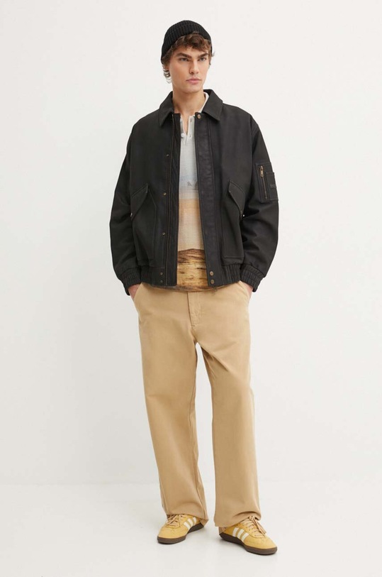 Desigual polo de bumbac LUISIANA 24WMLK03 bej AW24