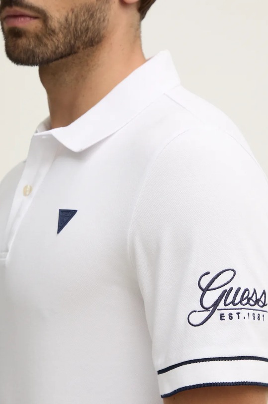 Polo tričko Guess LYLE M4BP60.K7O64 bílá