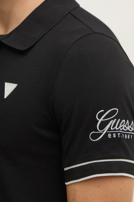 Guess poló LYLE M4BP60.K7O64 fekete