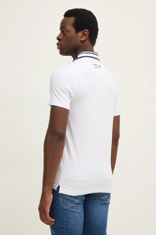 Îmbrăcăminte Guess tricou polo NOLAN M4BP66.J1314 alb