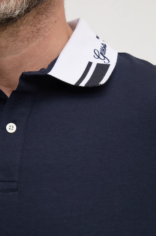 Guess tricou polo NOLAN bleumarin M4BP66.J1314