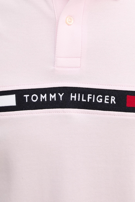 Tommy Hilfiger polo MW0MW38130 różowy