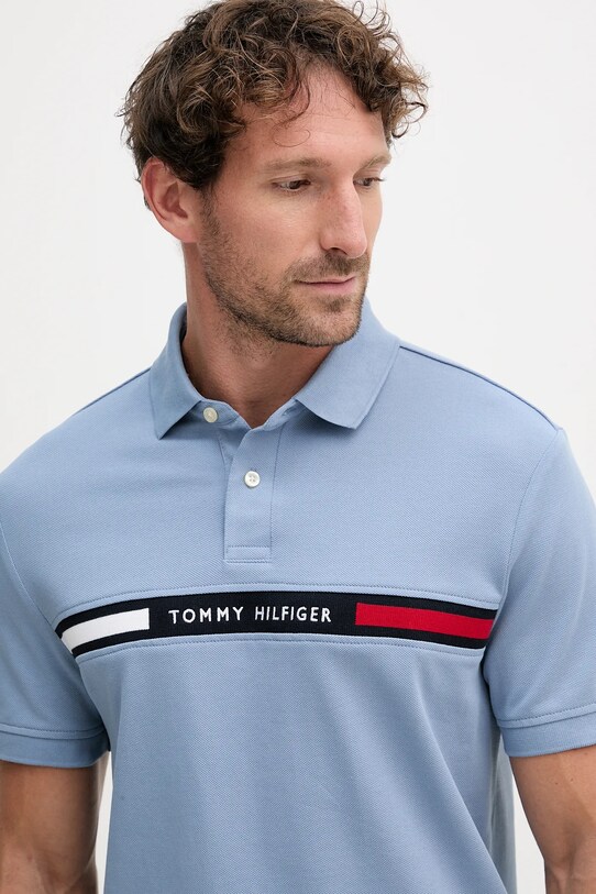 Odzież Tommy Hilfiger polo MW0MW38130 niebieski