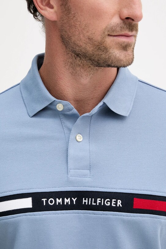 Tommy Hilfiger polo niebieski MW0MW38130