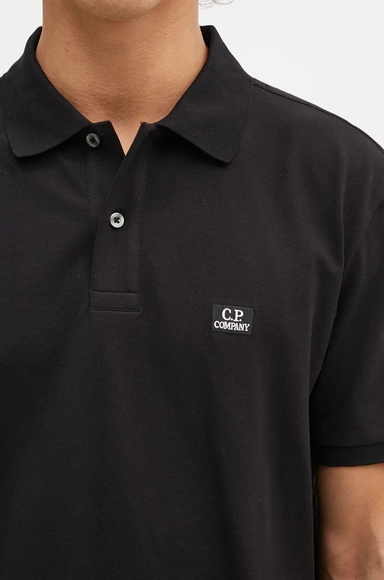 C.P. Company polo shirt Stretch Piquet Logo Polo black 17CMPL065A005263W