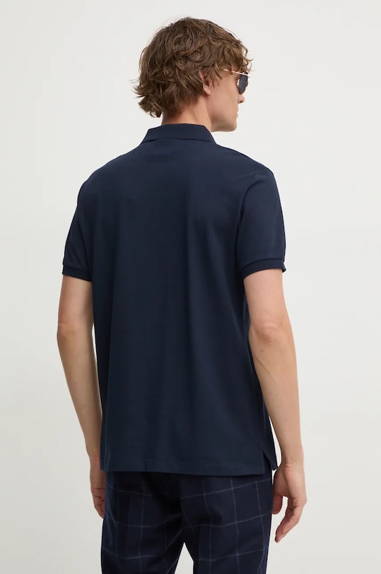 Одежда Хлопковое поло Hackett London HM563357 тёмно-синий
