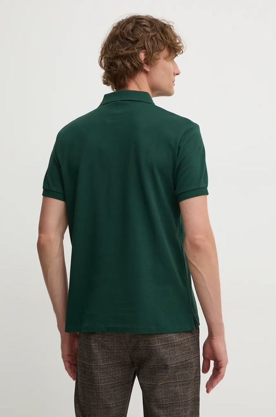 Îmbrăcăminte Hackett London polo de bumbac HM563357 verde
