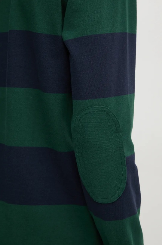 Βαμβακερή μπλούζα με μακριά μανίκια Hackett London HM570832