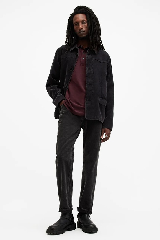 AllSaints polo bawełniane REFORM M075PB