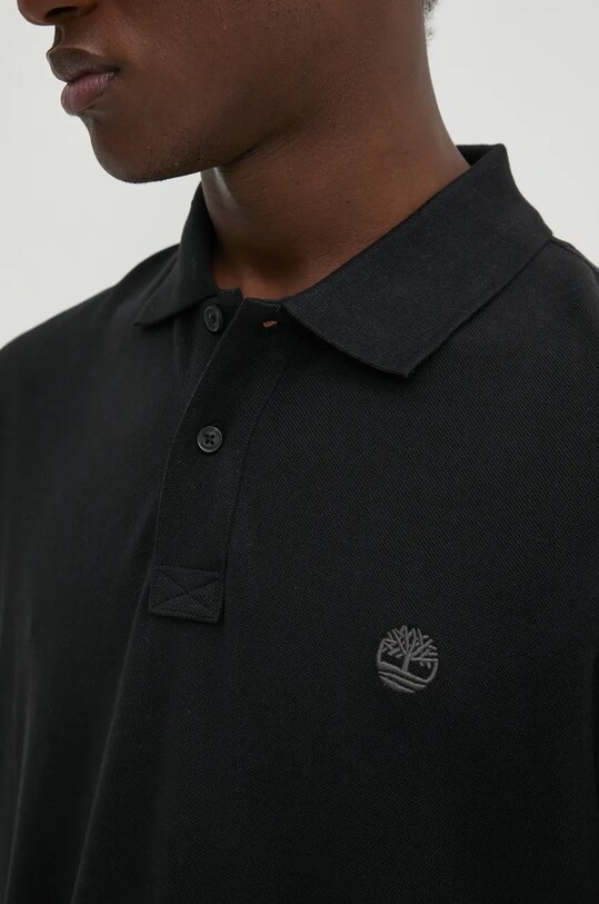 Timberland polo bawełniane TB0A6VDP0011 czarny
