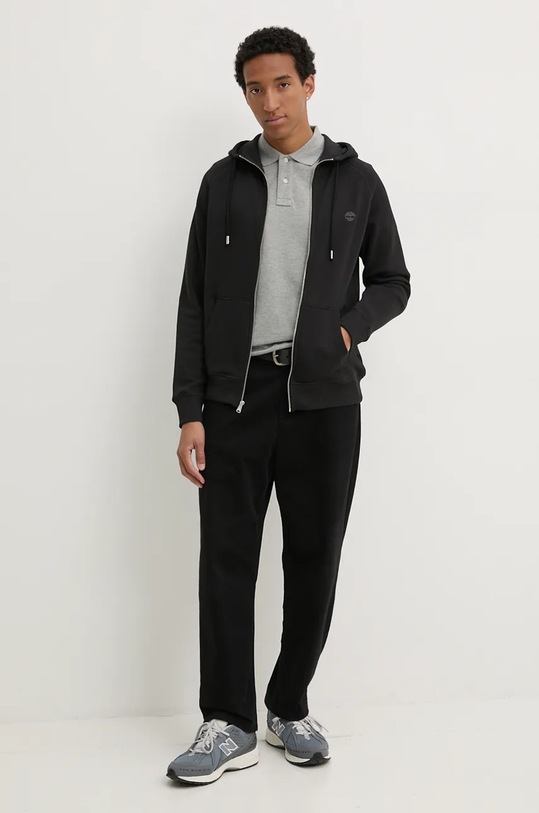 Timberland polo de bumbac TB0A6VDP0521 gri AW24