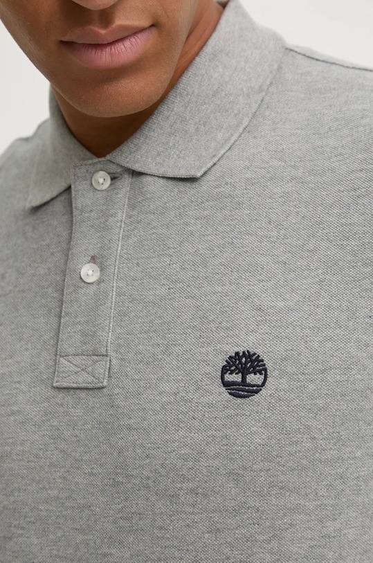 Timberland polo de bumbac TB0A6VDP0521 gri