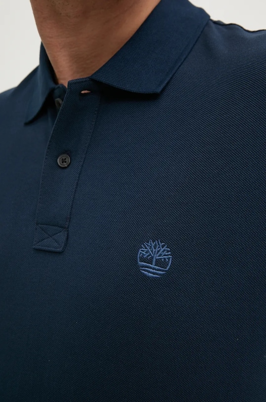 Timberland polo de bumbac TB0A6VDP4331 bleumarin
