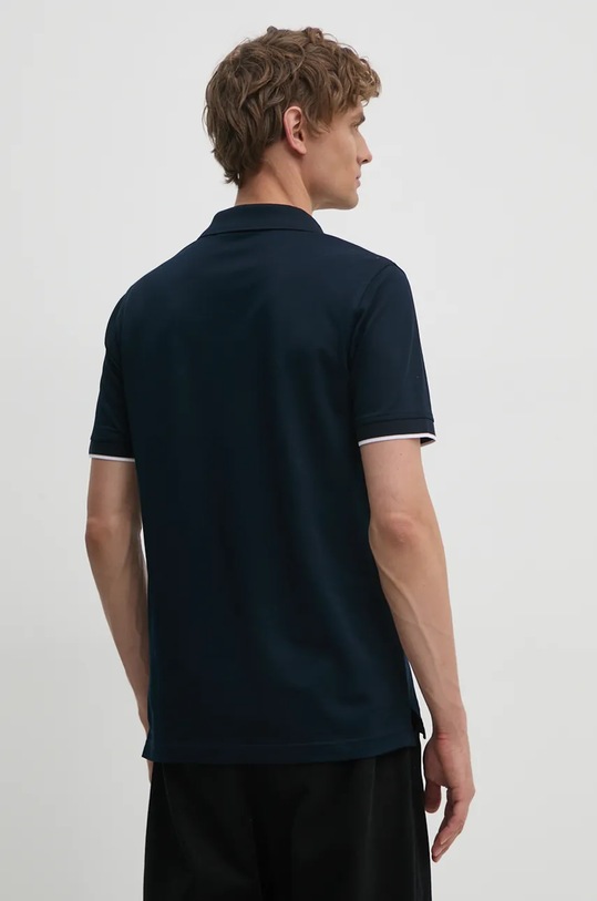 Oblečení Bavlněné polo tričko Karl Lagerfeld 542205.745010 námořnická modř