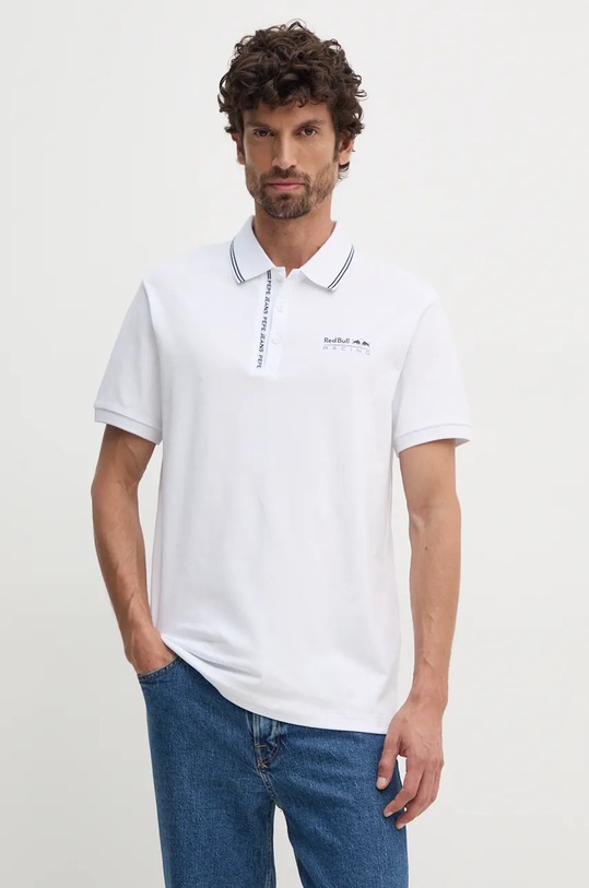 Polo tričko Red Bull Racing x Pepe Jeans bílá RM540001