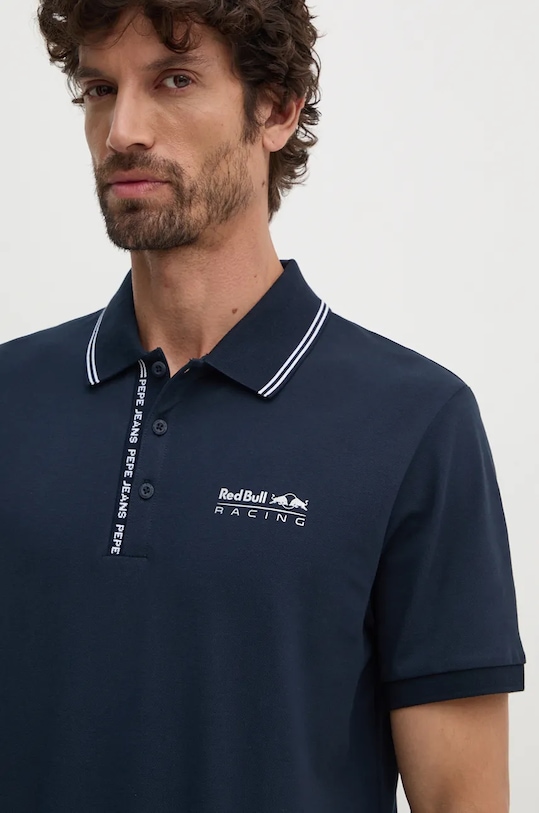 Polo tričko Red Bull Racing x Pepe Jeans tmavomodrá RM540001