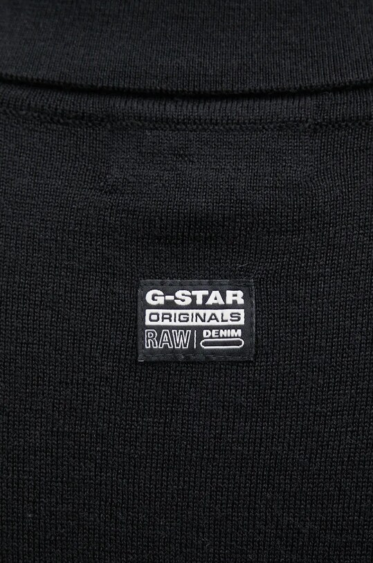 G-Star pulover de lână D25066.D847 negru