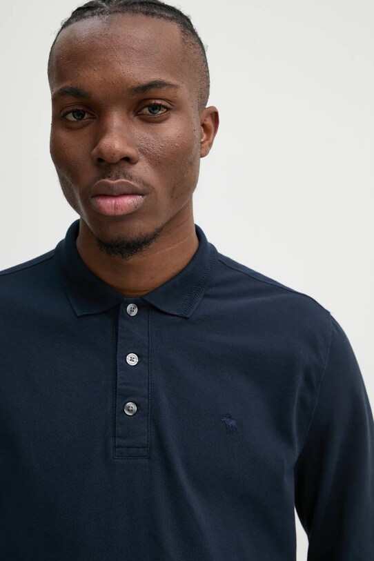 Abercrombie & Fitch longsleeve granatowy KI124.4549.200