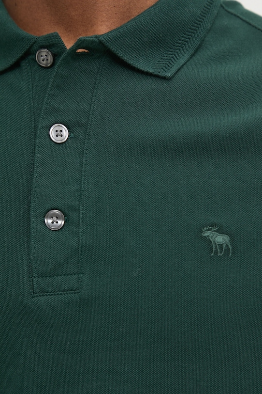 Tričko s dlouhým rukávem Abercrombie & Fitch KI124.4549.300 zelená