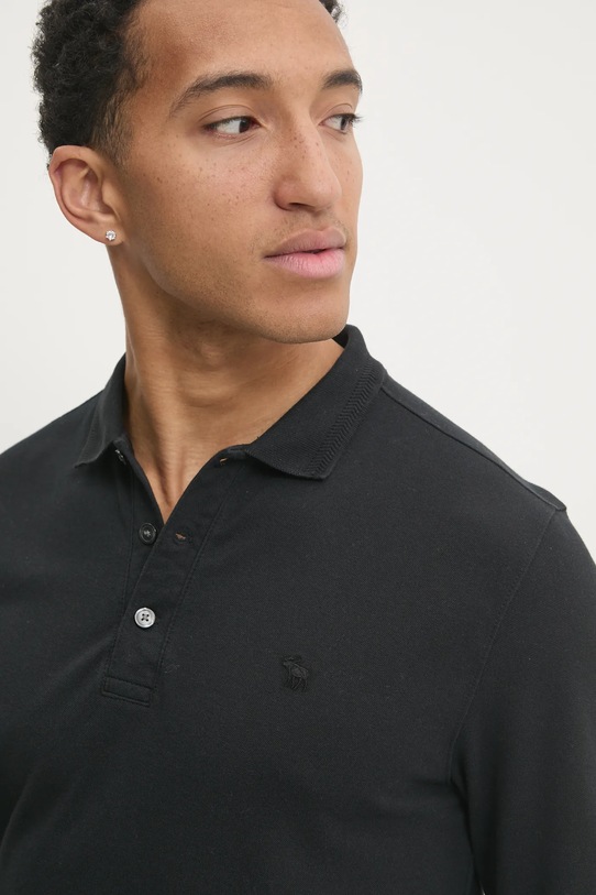 Abercrombie & Fitch longsleeve negru KI124.4549.900