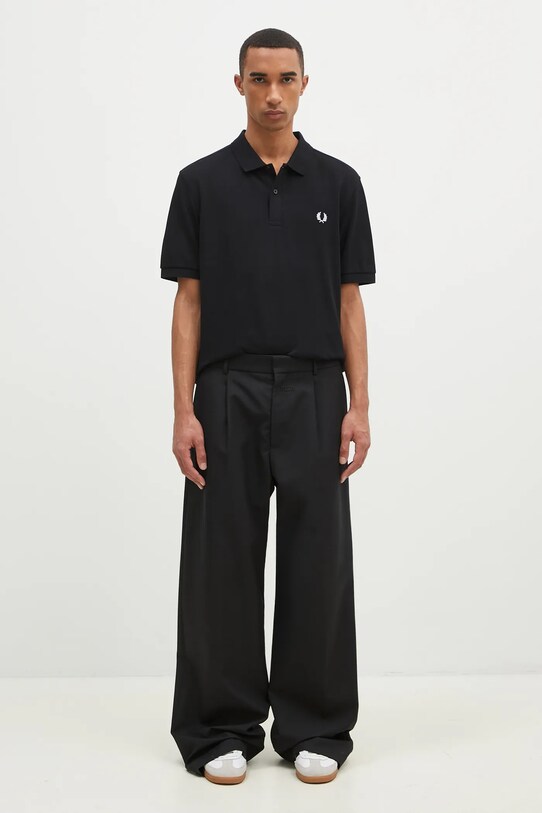 Fred Perry cotton polo shirt Plain Fred Perry Shirt M6000.350 black