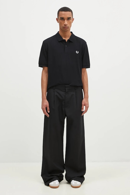 Fred Perry polo in cotone Plain Fred Perry Shirt M6000.350 nero