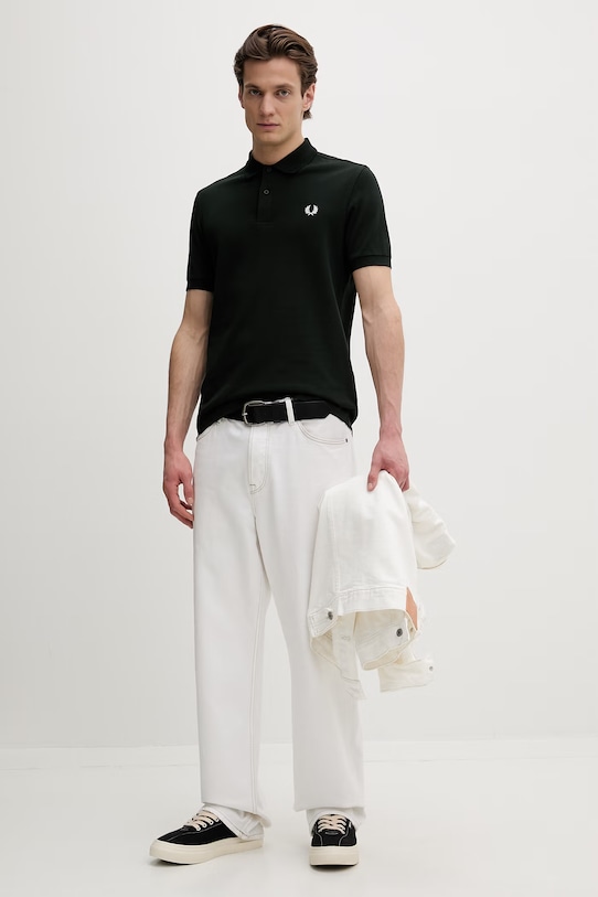 Fred Perry polo bawełniane M6000.T50 zielony AA00