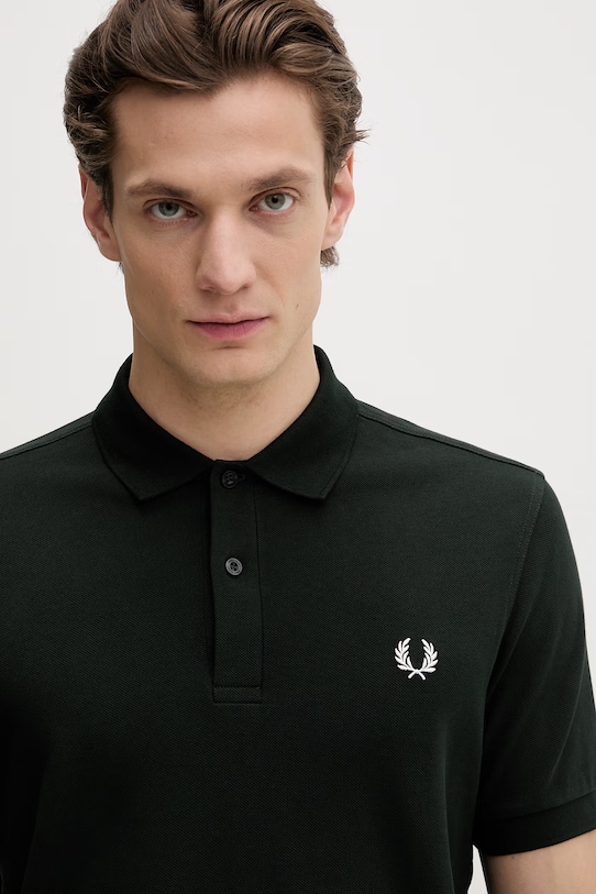 Fred Perry polo bawełniane zielony M6000.T50