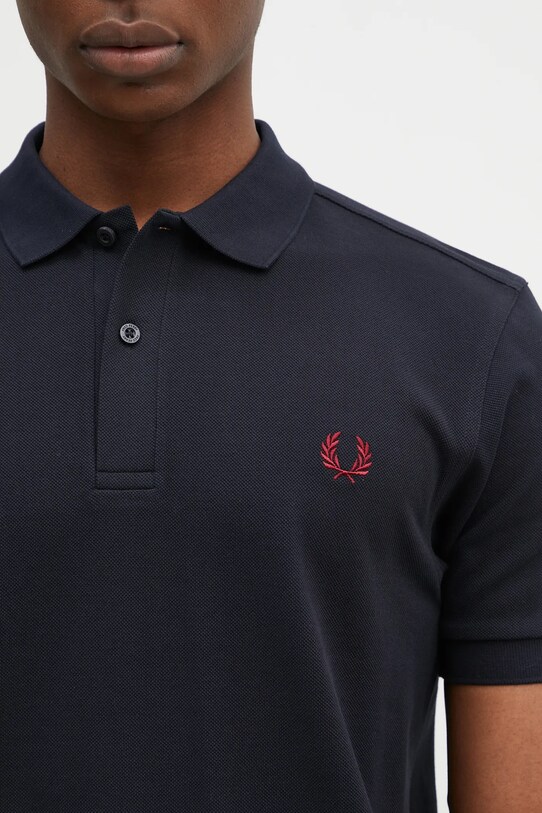 Fred Perry cotton polo shirt navy M6000.V73