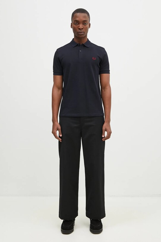 Fred Perry cotton polo shirt M6000.V73 navy