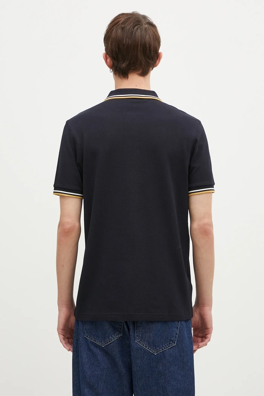 Odzież Fred Perry polo bawełniane The Twin Tipped Shirt M3600.W53 granatowy