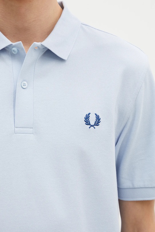 Fred Perry cotton polo shirt blue M6000.W74