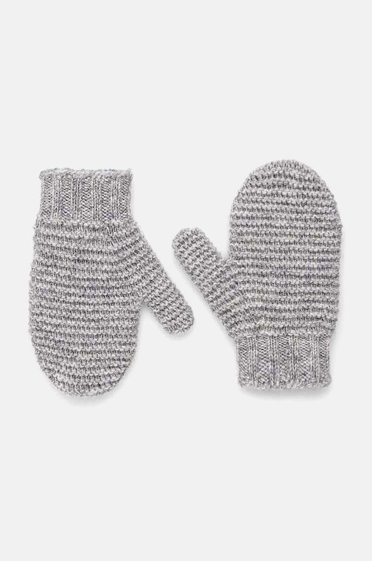 Dětské vlněné rukavice United Colors of Benetton vlna šedá 1244GG004.P.Repro.9BYH