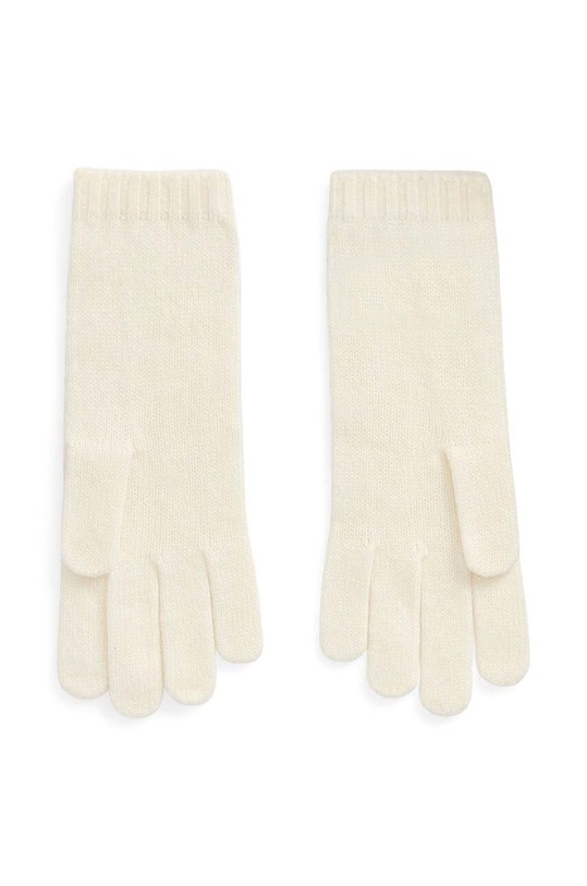 Vlnené rukavice Polo Ralph Lauren 455956295 béžová AW24