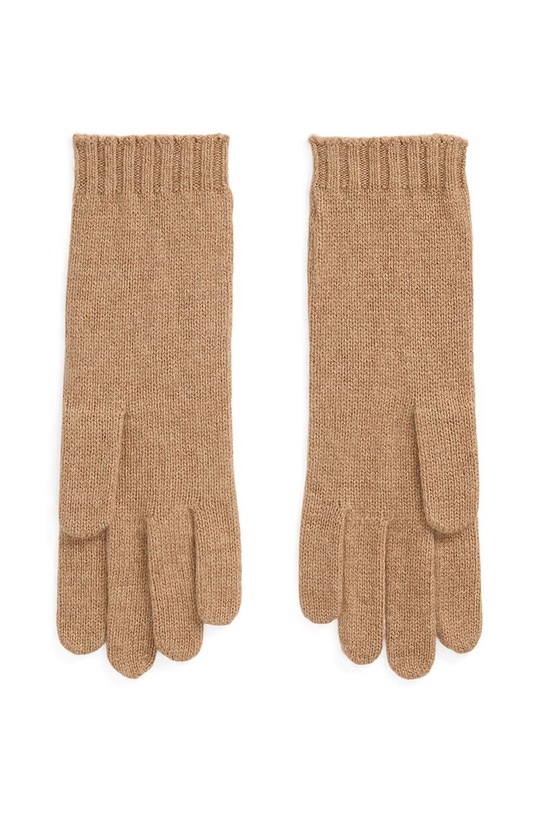 Vlněné rukavice Polo Ralph Lauren 455956295 béžová AW24