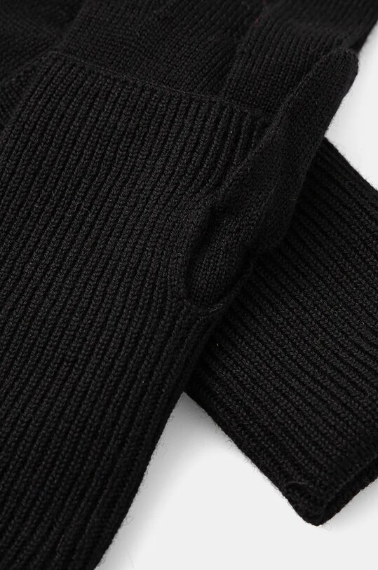 Вовняні рукавички Marc O'Polo 409556104005 чорний AW24