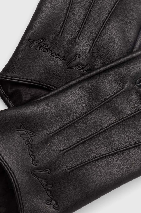 Rukavice Armani Exchange 944180.4F200 crna AW24