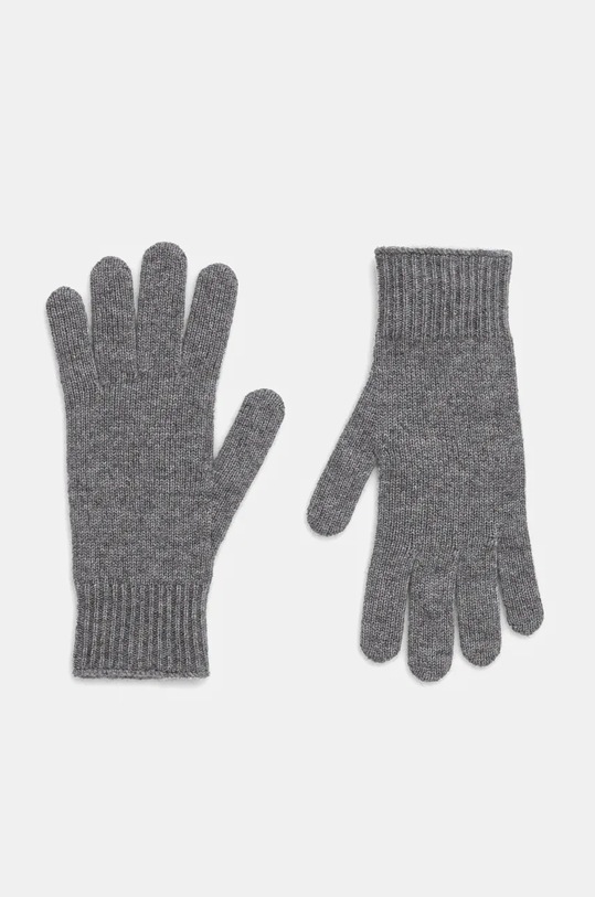 Rukavice od kašmira Weekend Max Mara bez uzorka siva 2425566025600