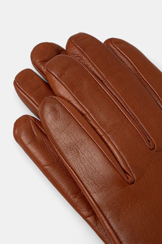Kožené rukavice Weekend Max Mara 2425566035600 hnedá AW24